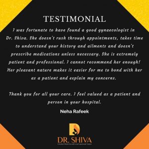 Neha Rafeek Testimonial on Dr Shiva Harikrishnan.