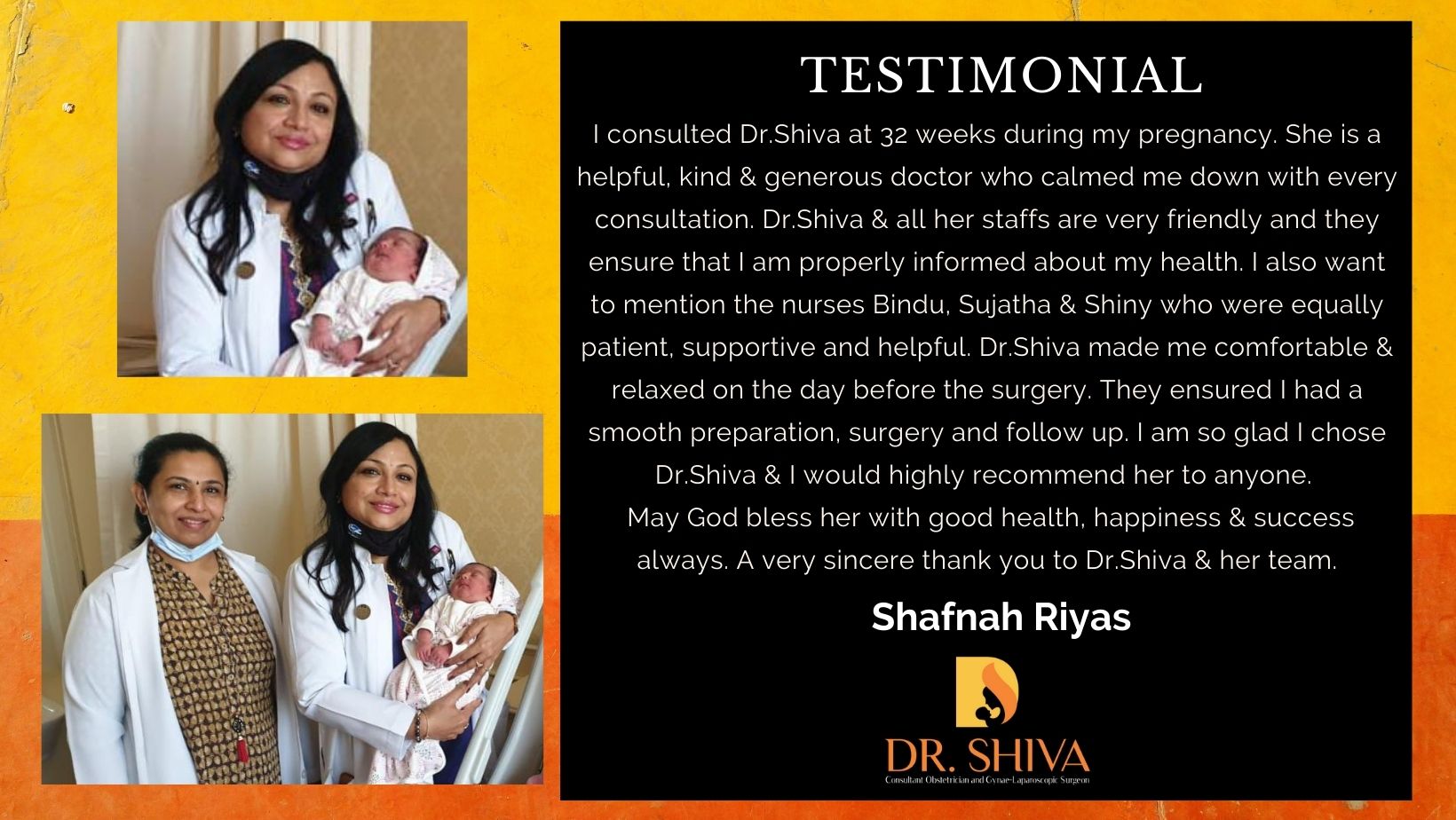 Testimonial on Dr Shiva Harikrishnan