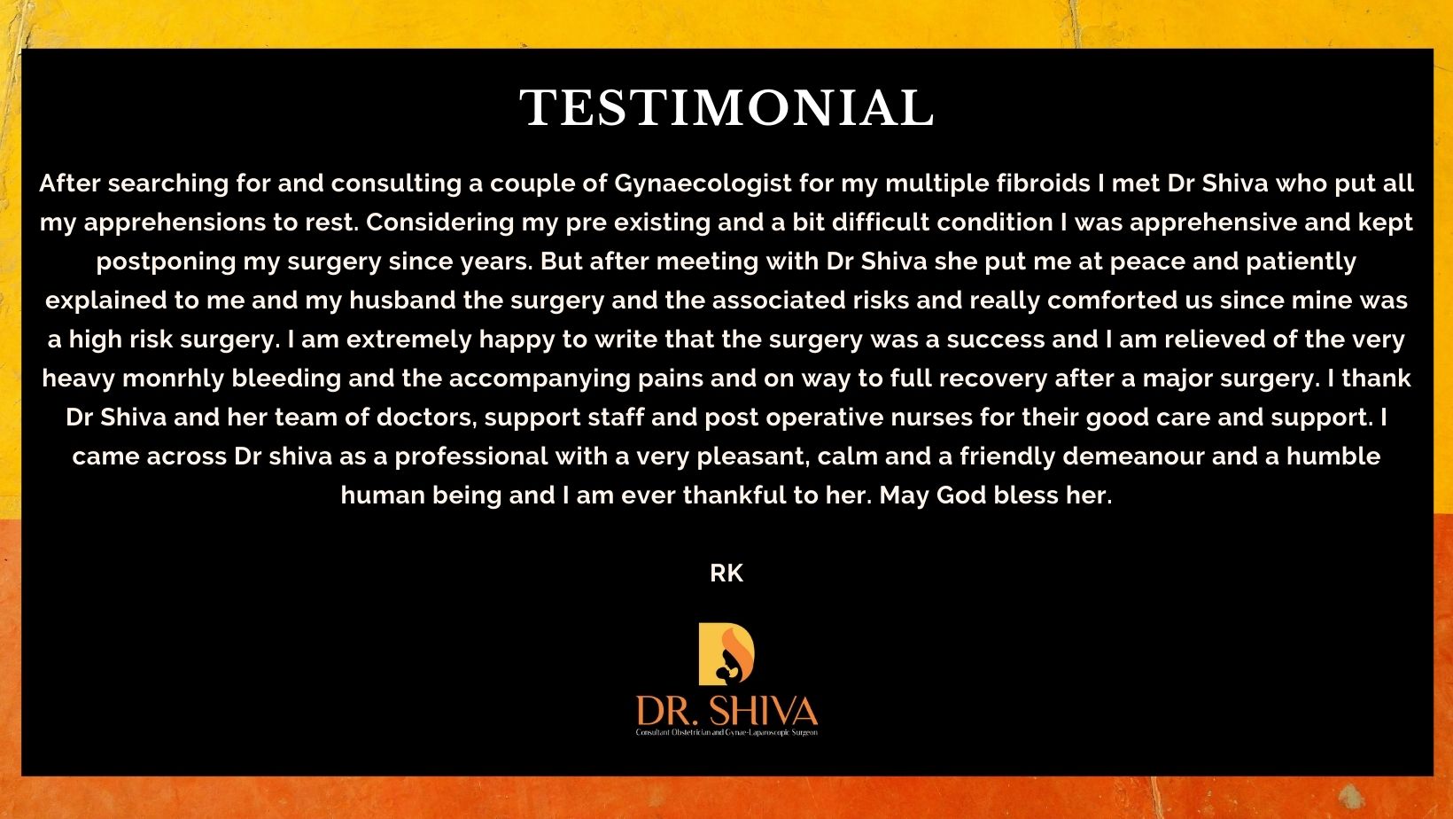 Dr. Shiva Testimonial 2