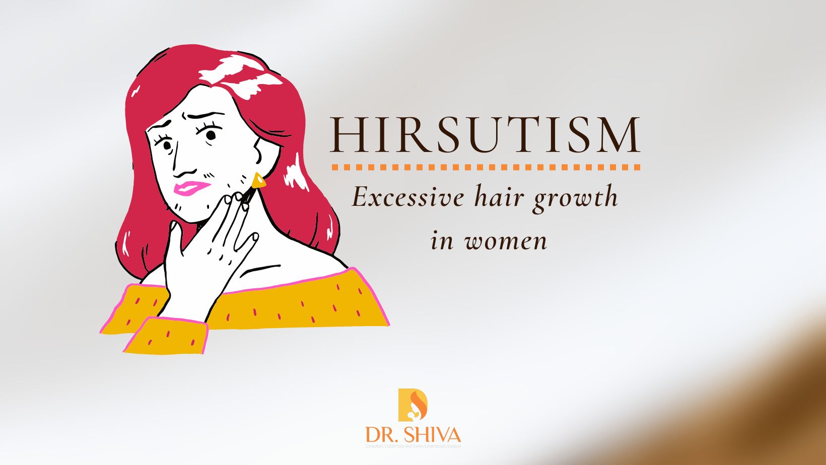 Excessive hair growth in women